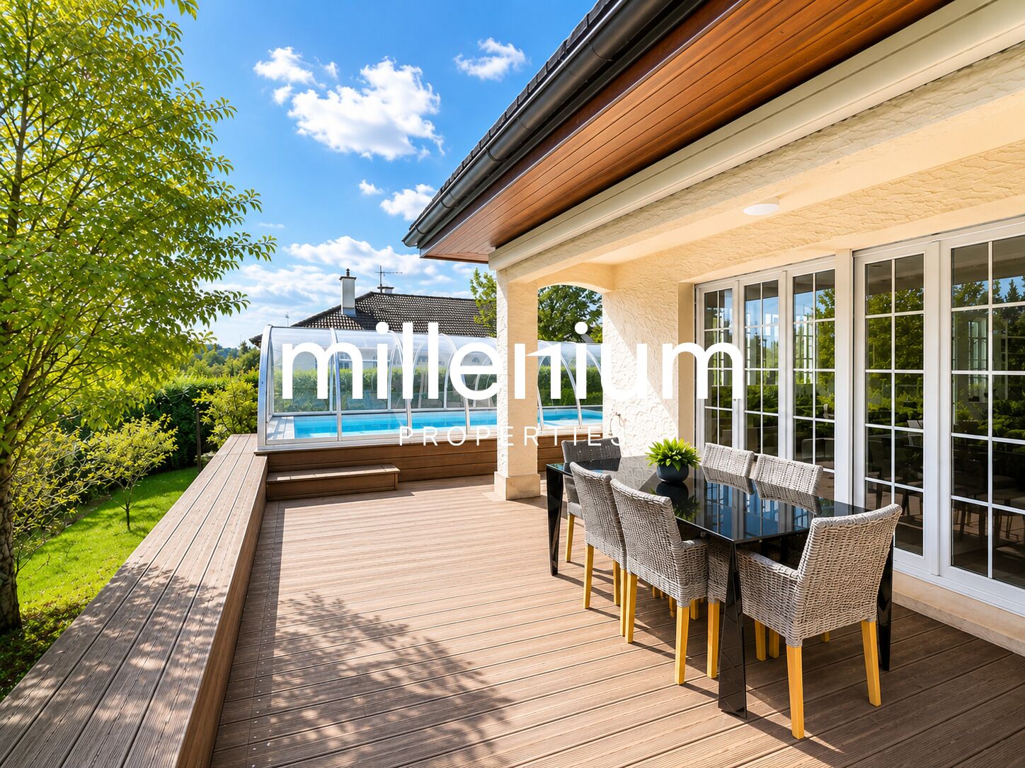Villa individuelle avec piscine proche ONU