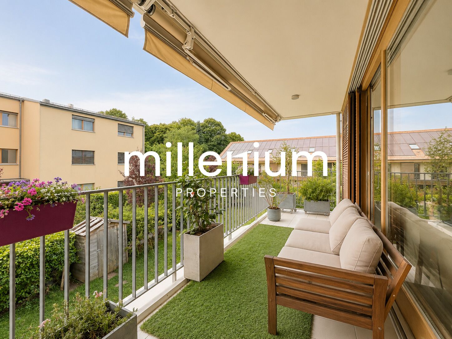 Magnifique appartement meublé de standing de 4 pièces avec terrasse
