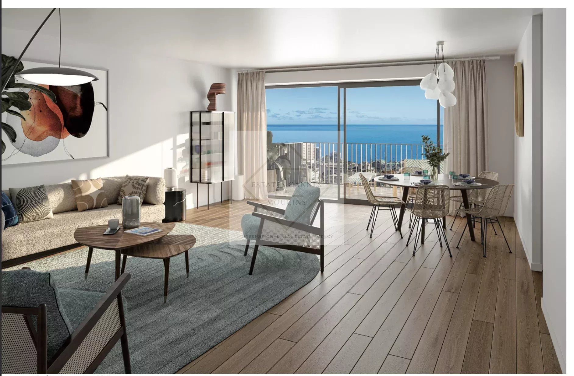 Superbe studio neuf – Vue mer & proximité immédiate de Monte-Carlo