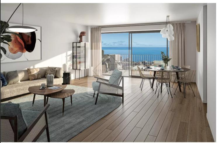 Superbe studio neuf – Vue mer & proximité immédiate de Monte-Carlo