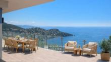 Villa contemporaine neuve avec vue mer