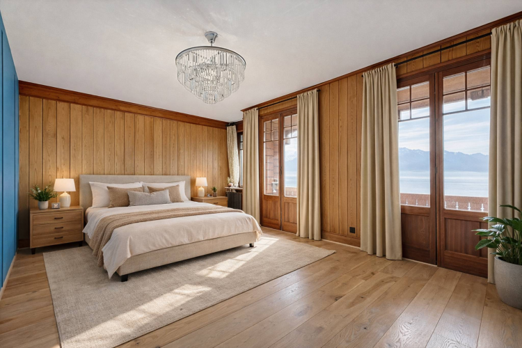Propriété de charme dominant Montreux avec vue imprenable sur le lac