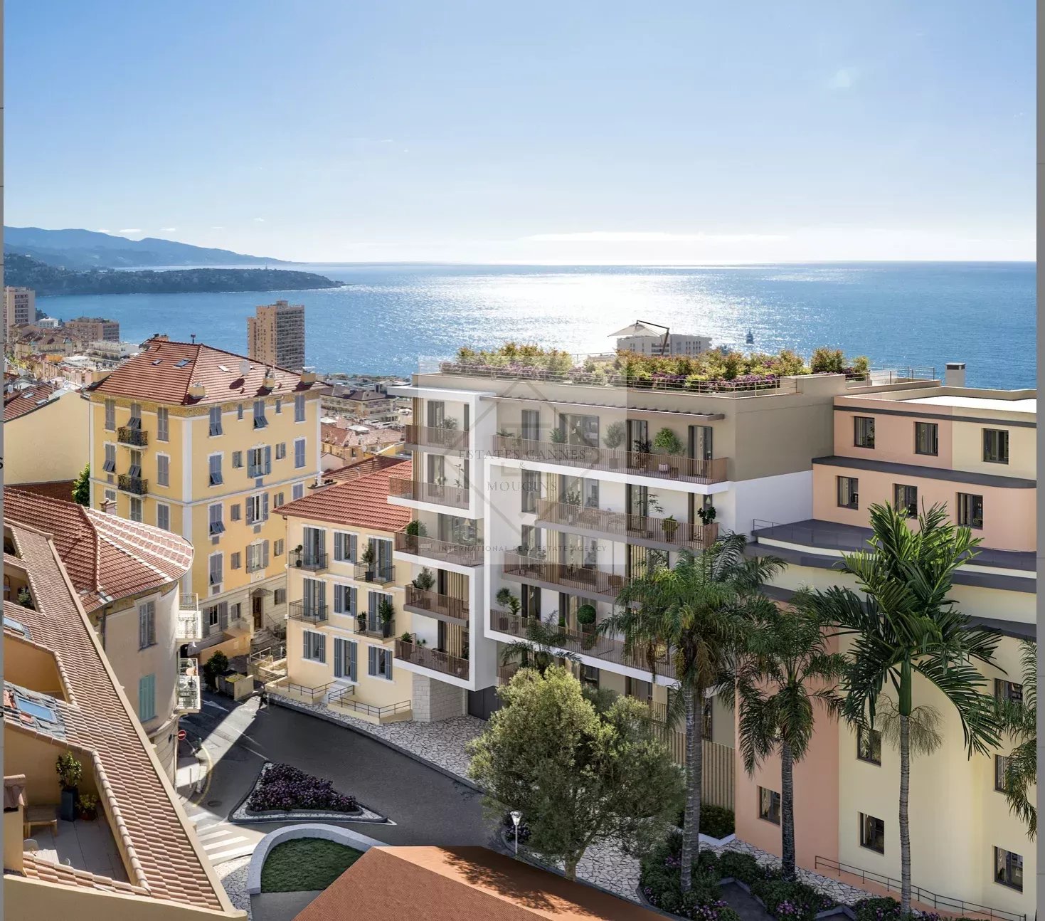 Superbe studio neuf – Vue mer & proximité immédiate de Monte-Carlo