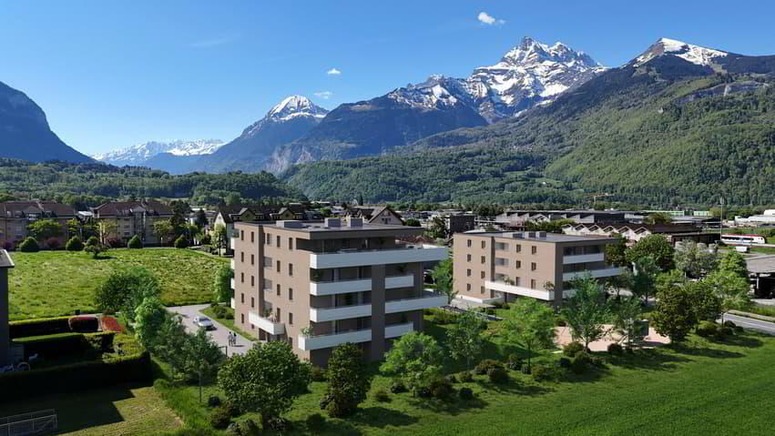 APP DE 3,5 PCES AVEC JARDIN - PROXIMITÉ GARE - VUE PANORAMIQUE
