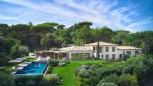 Propriété vue mer à Saint-Tropez, domaine sécurisé et privé