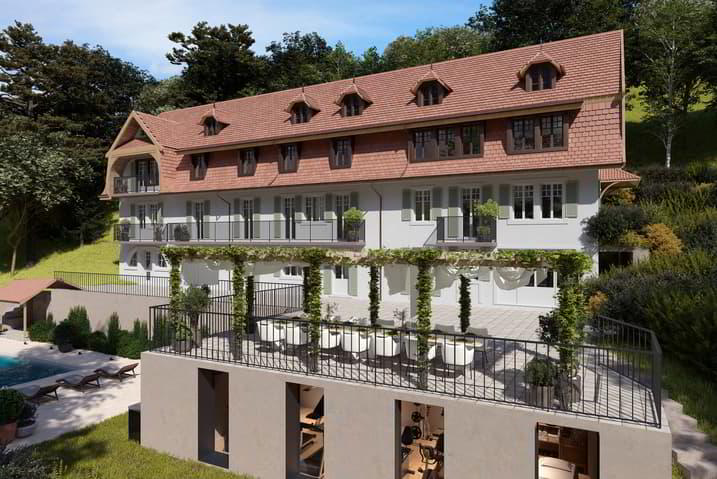 Villa d'exception avec vue panoramique sur le lac Léman