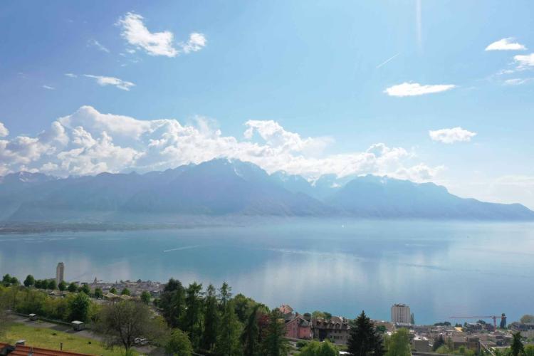 En exclusivité ! Superbe villa mitoyenne avec vue imprenable sur le lac et les montagne