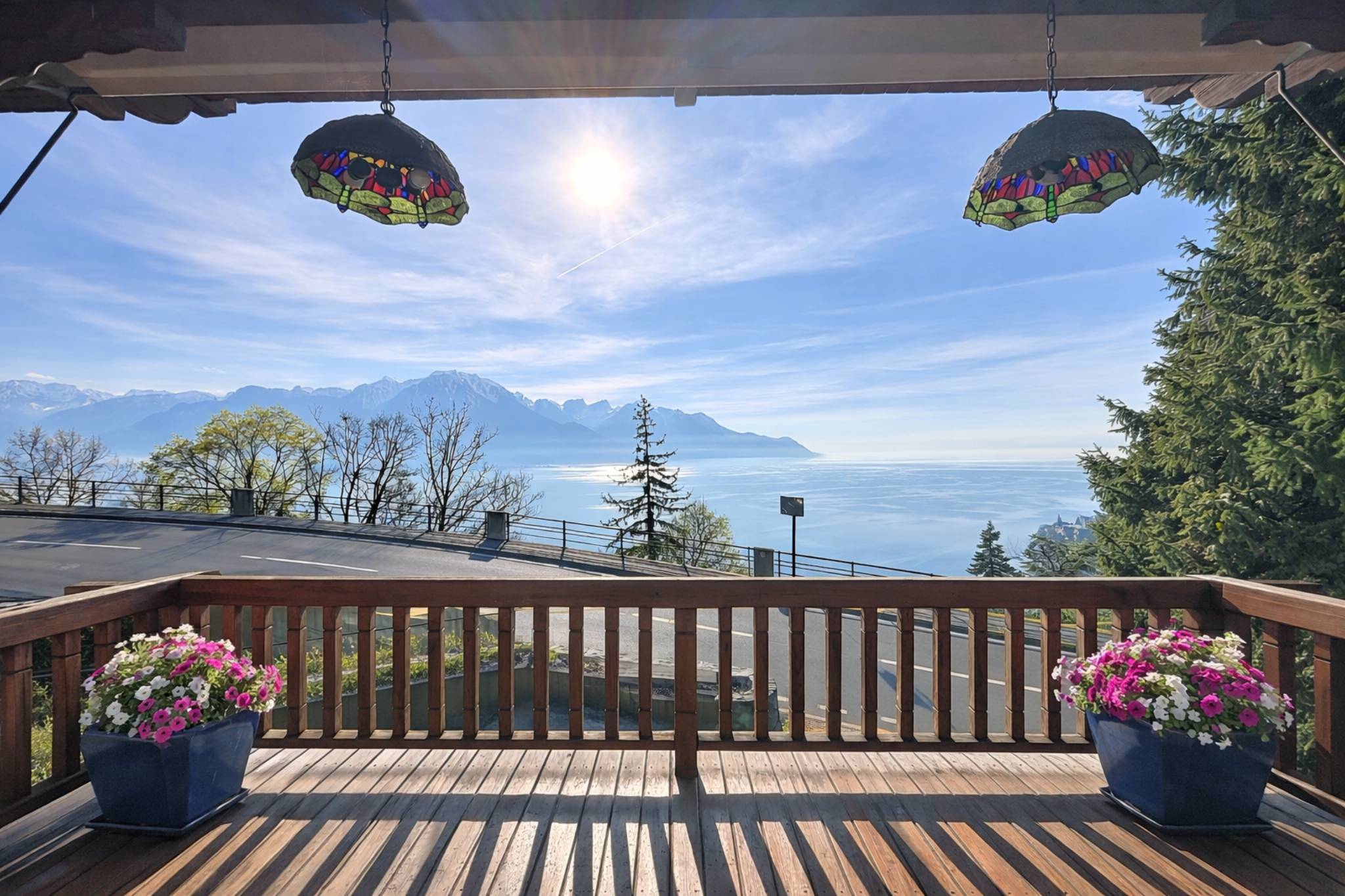 Propriété de charme dominant Montreux avec vue imprenable sur le lac