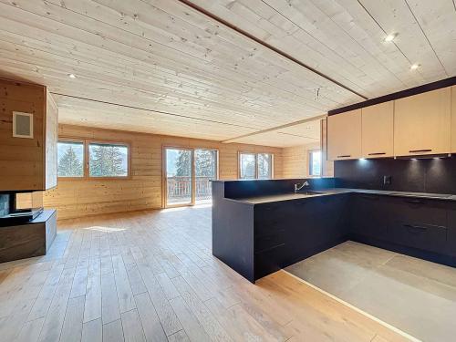 Appartement de standing face aux montagnes, à deux pas des pistes