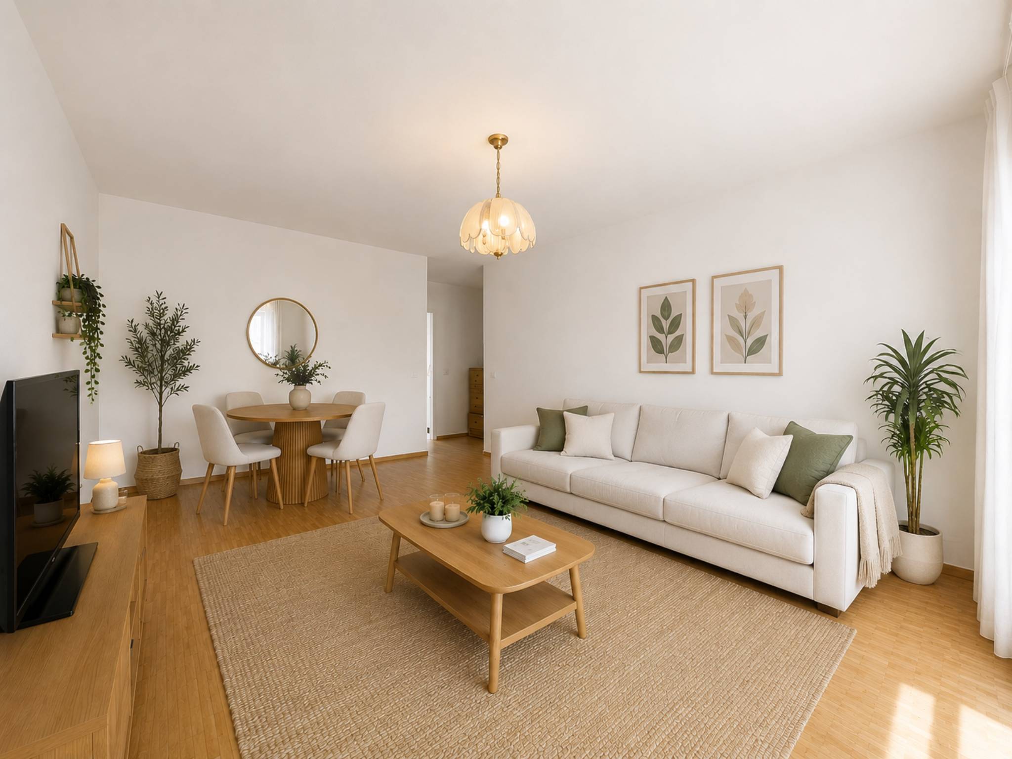 Au dernier étage, appartement de 3.5 pièces avec vue lac