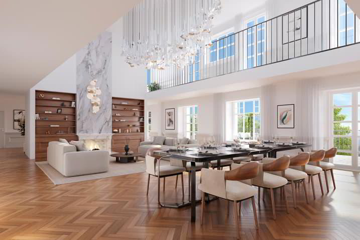 Villa d'exception avec vue panoramique sur le lac Léman