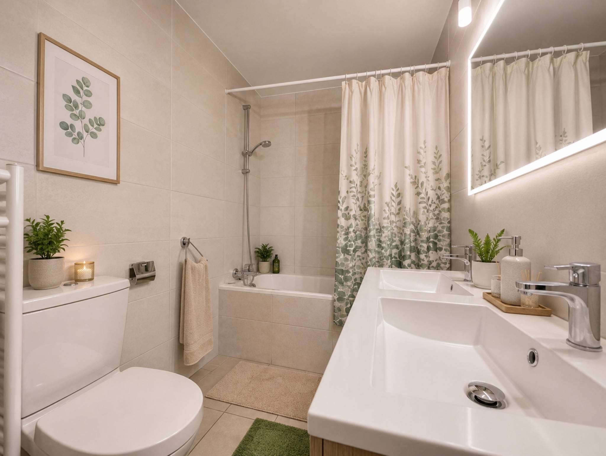 Au dernier étage, appartement de 3.5 pièces avec vue lac