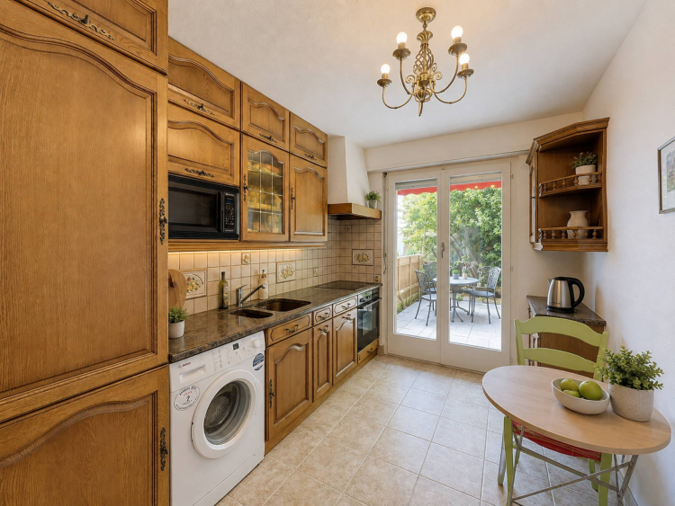 Charmant 2.5 pièces avec grande terrasse et vue sur le lac 