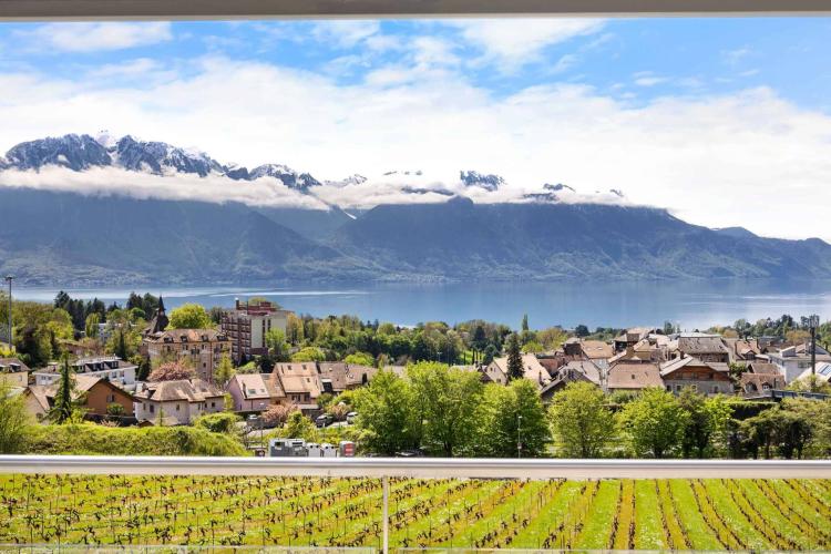 Élégante propriété contemporaine avec vue panoramique sur le Léman