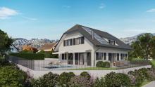 Neuf ! Villa individuelle avec piscine et magnifique vue sur le lac 