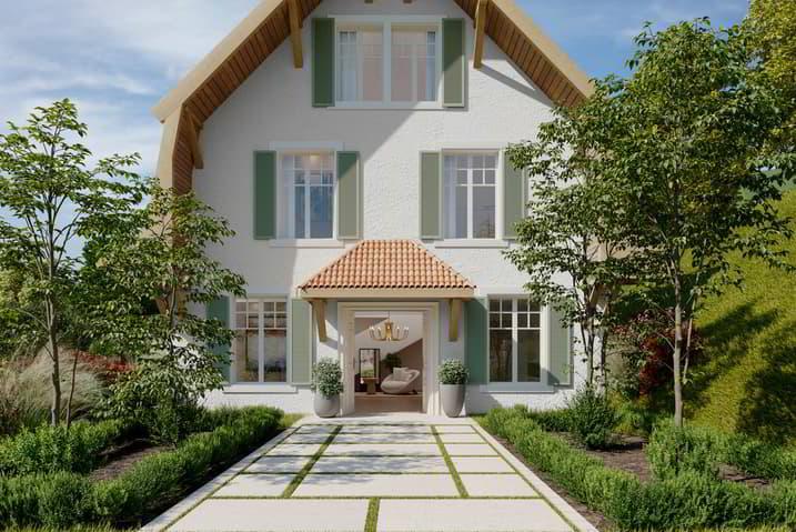 Villa d'exception avec vue panoramique sur le lac Léman
