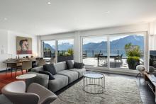 Exclusif ! Attique de standing de 4,5 pièces avec vue lac - 2 terrasses panoramiques